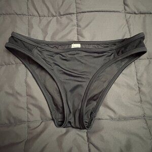Lands' End Sport Low-Waist Bikini Bottom w/ Mesh Side Inserts - Size: 4 - NWT